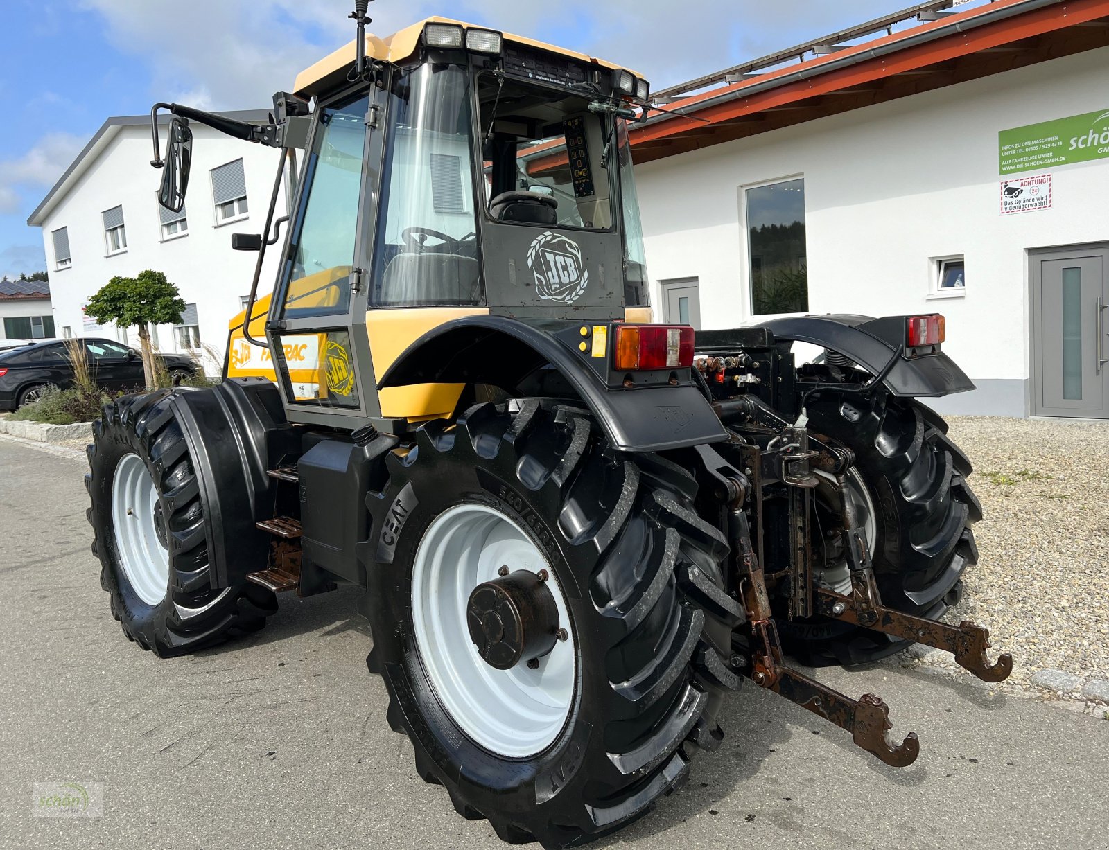 Traktor Türe ait JCB 1135 4WS - mit Vier-Rad-Lenkung und mit FH und FZ, Gebrauchtmaschine içinde Burgrieden (resim 3)