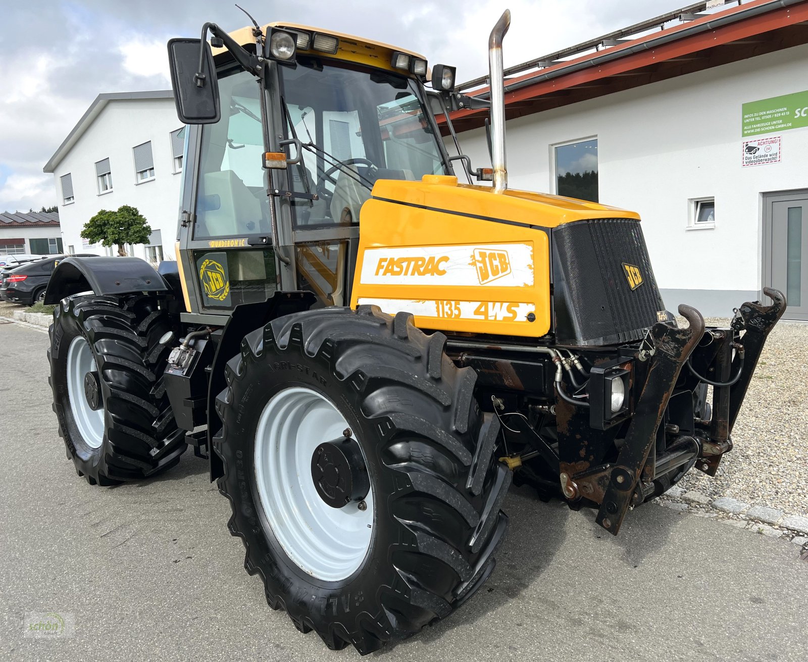 Traktor Türe ait JCB 1135 4WS - mit Vier-Rad-Lenkung und mit FH und FZ, Gebrauchtmaschine içinde Burgrieden (resim 11)