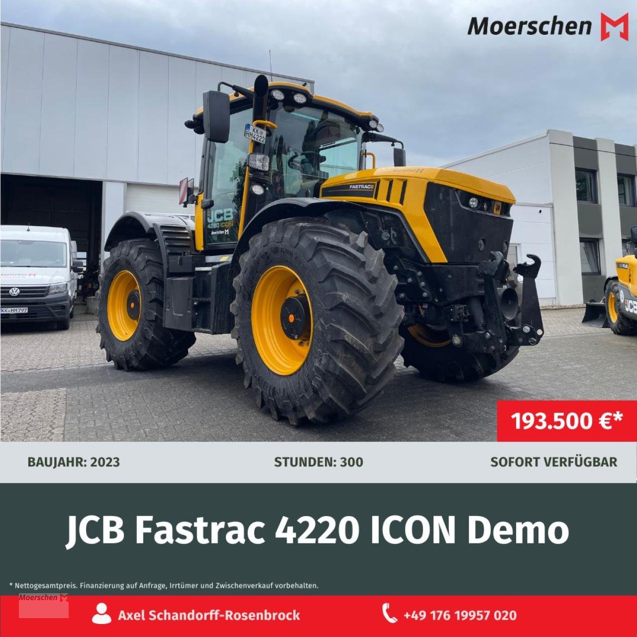 Traktor του τύπου JCB 4220 ICON, Neumaschine σε Tönisvorst (Φωτογραφία 8)