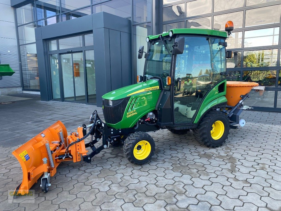 Traktor типа John Deere 1026R + Matev Schneeschild + Salzstreuer, Neumaschine в Heiden (Фотография 1)