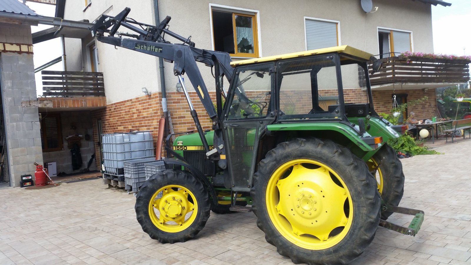 Traktor typu John Deere 1550, Gebrauchtmaschine w Reuth (Zdjęcie 5)