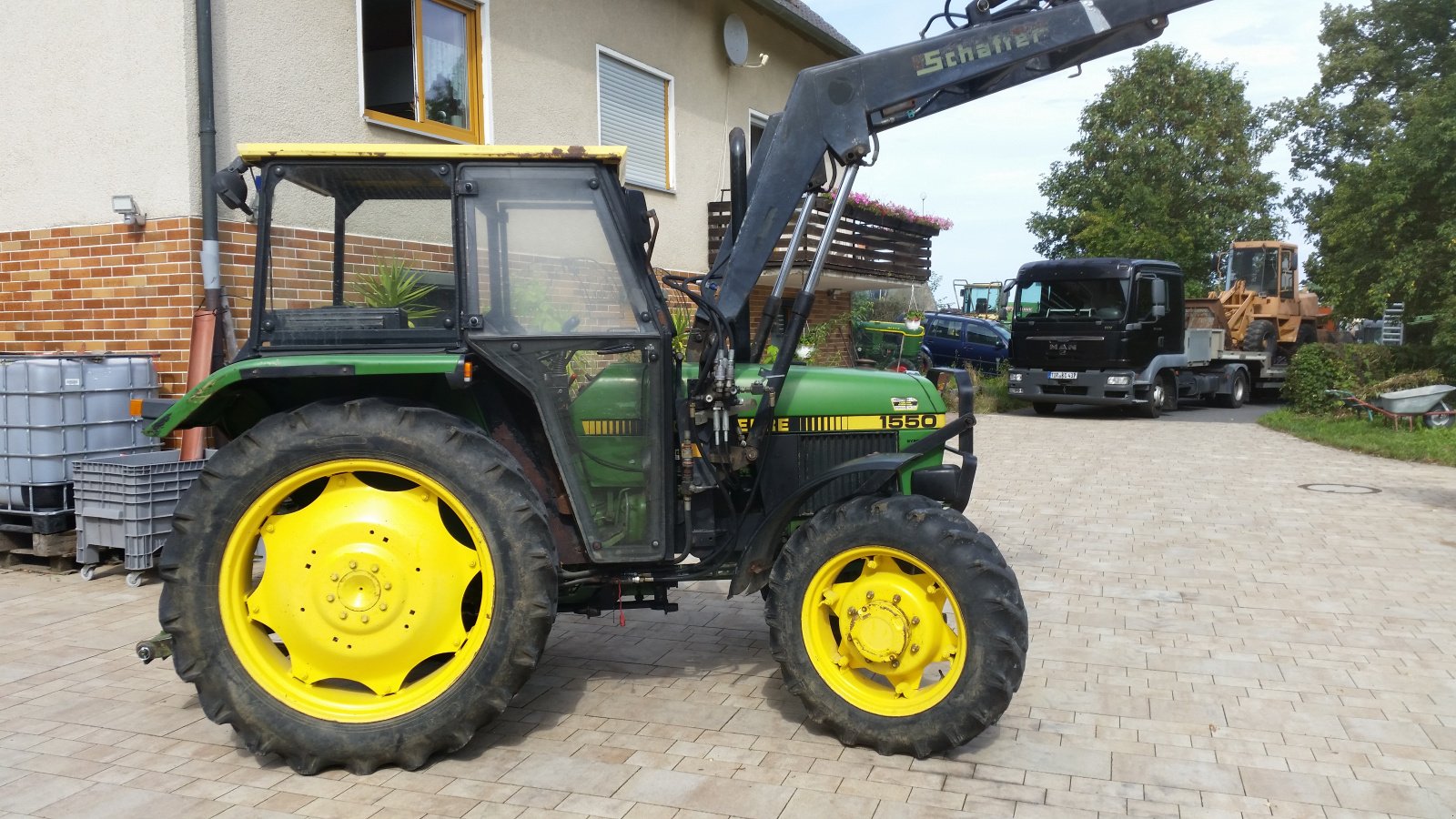 Traktor Türe ait John Deere 1550, Gebrauchtmaschine içinde Reuth (resim 19)