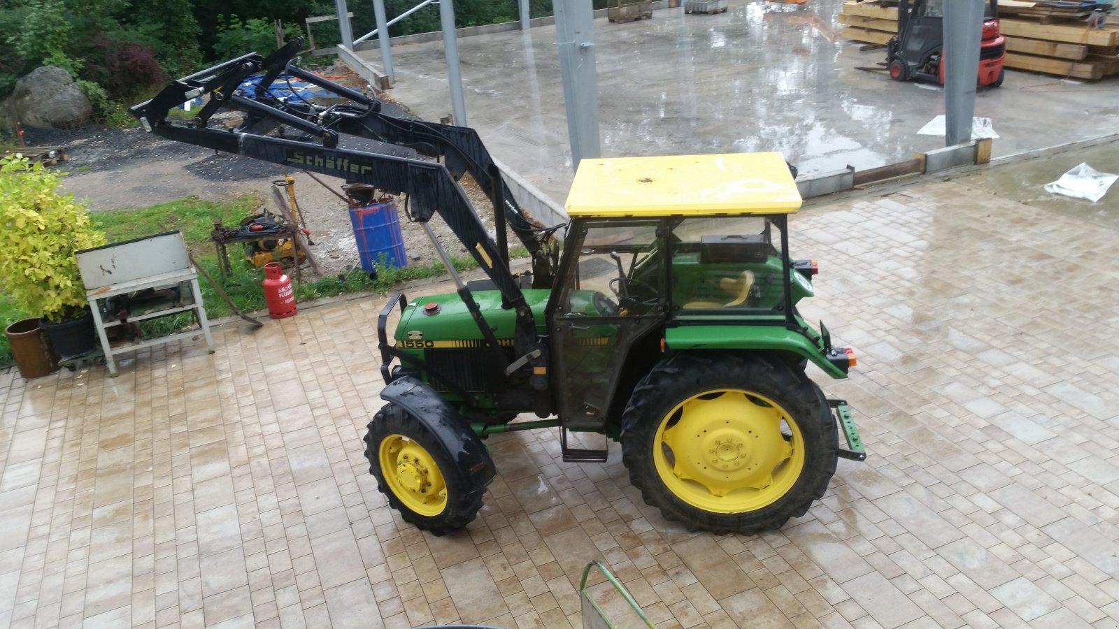 Traktor Türe ait John Deere 1550, Gebrauchtmaschine içinde Reuth (resim 2)