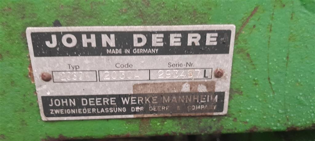 Traktor del tipo John Deere 2030, Gebrauchtmaschine en Møldrup (Imagen 5)