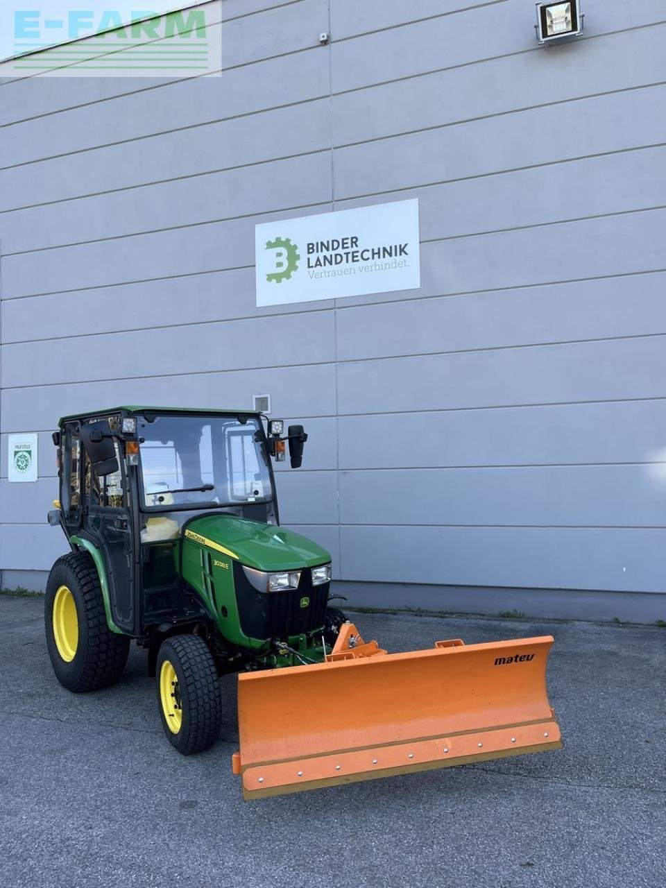 Traktor типа John Deere 3038e, Gebrauchtmaschine в SALZBURG (Фотография 8)