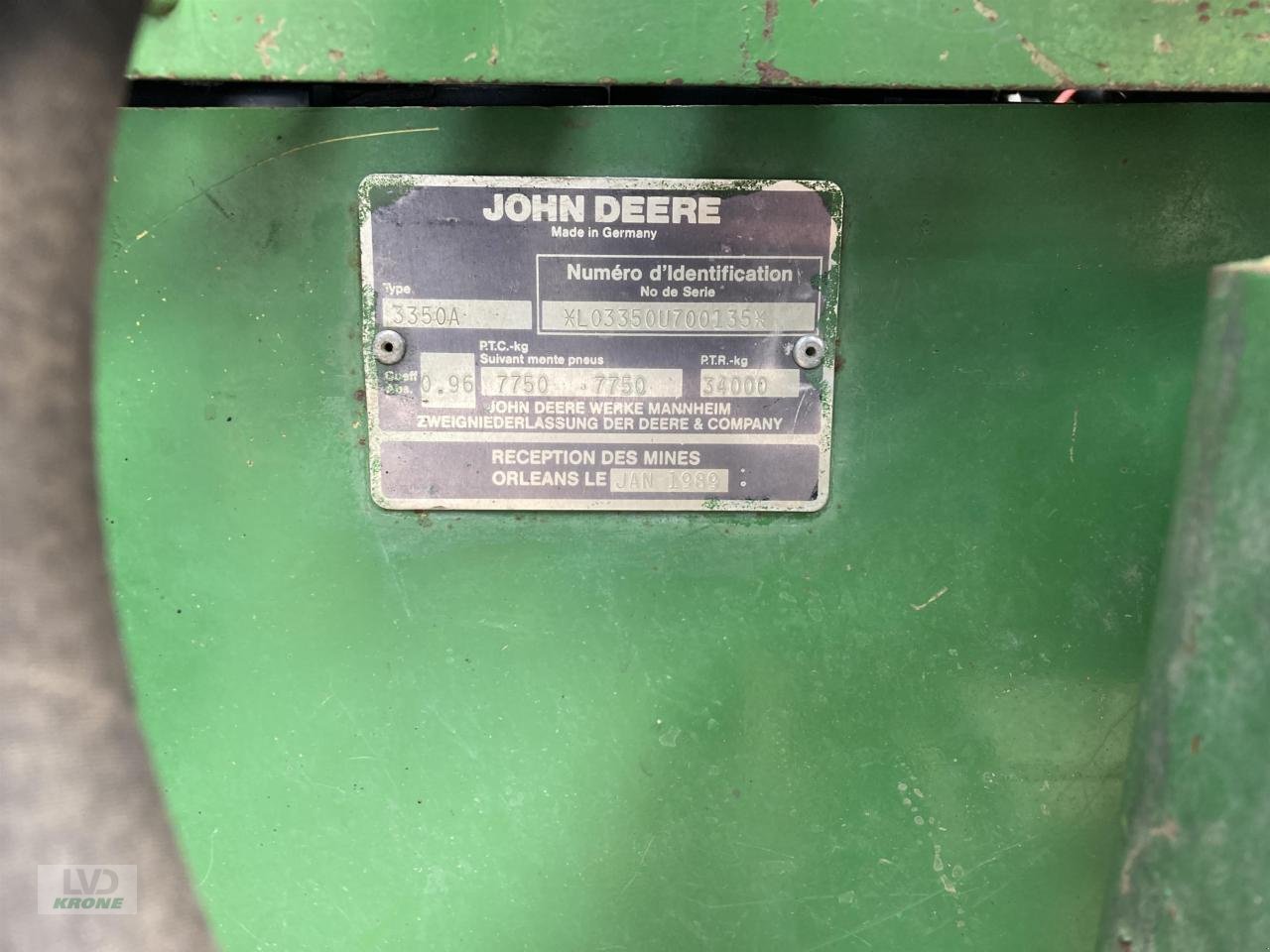 Traktor του τύπου John Deere 3350, Gebrauchtmaschine σε Spelle (Φωτογραφία 14)