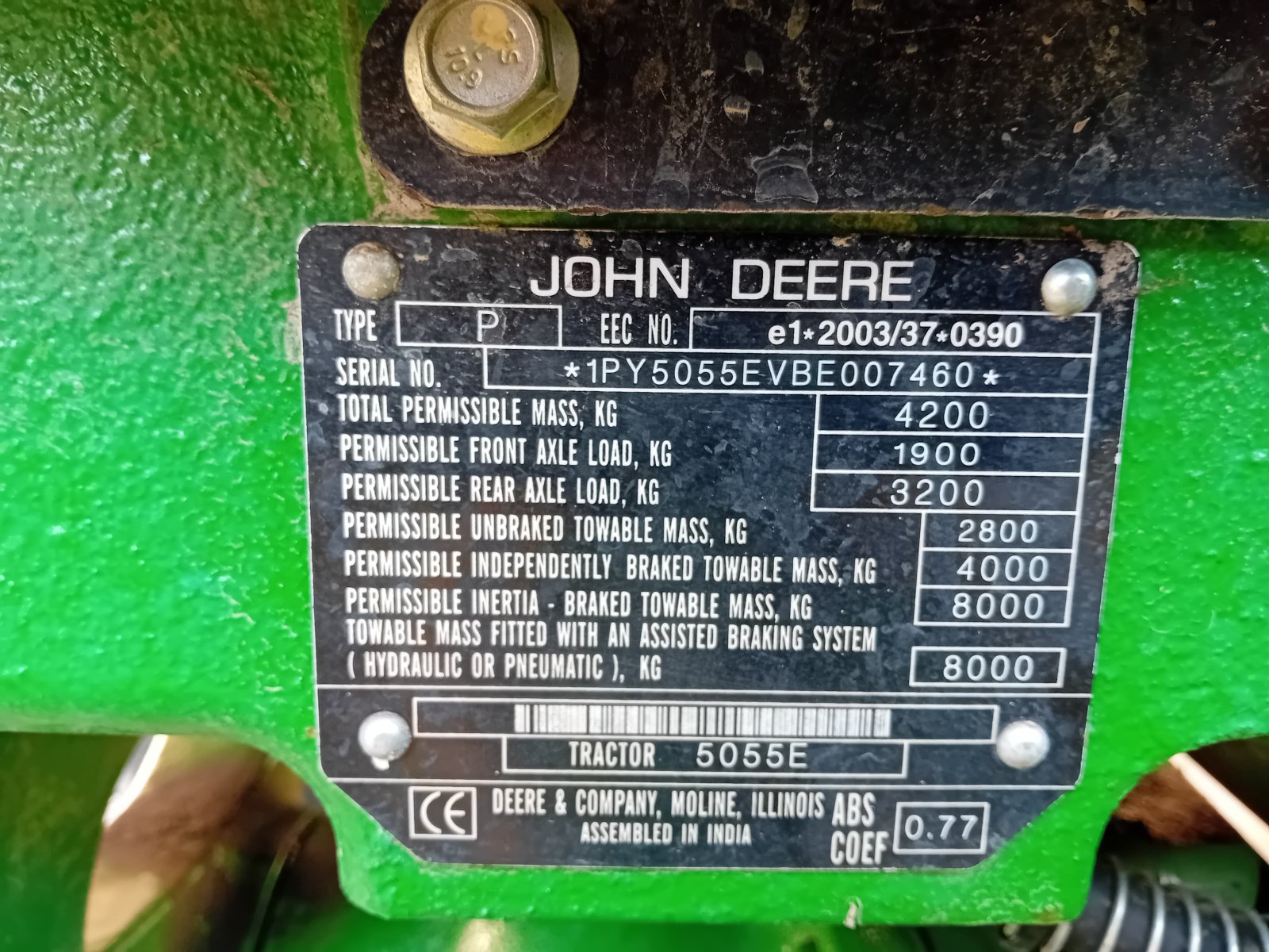 Traktor типа John Deere 5055 E, Gebrauchtmaschine в gaisbach (Фотография 11)