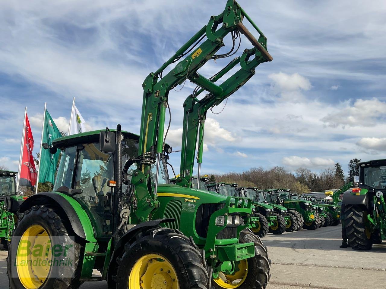 Traktor tip John Deere 5080 R, Gebrauchtmaschine in OBERNDORF-HOCHMOESSINGEN (Poză 3)