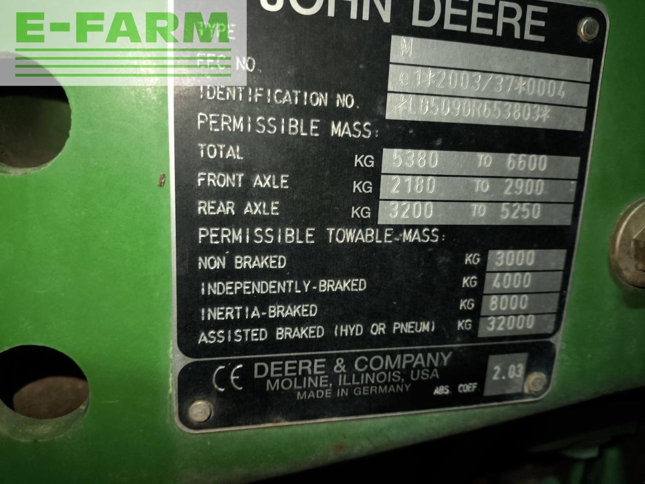 Traktor del tipo John Deere 5090R, Gebrauchtmaschine en Hamburg (Imagen 7)