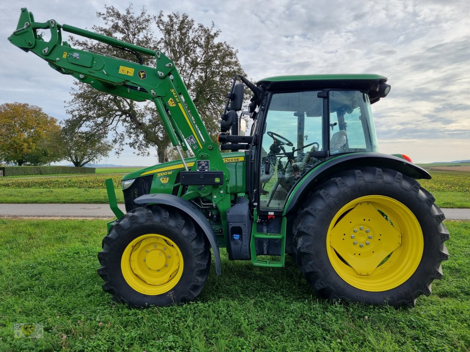 Traktor van het type John Deere 5100 M mit Frontlader, Gebrauchtmaschine in Willanzheim (Foto 4)