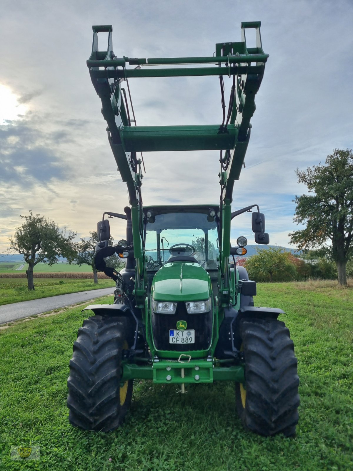 Traktor van het type John Deere 5100 M mit Frontlader, Gebrauchtmaschine in Willanzheim (Foto 7)