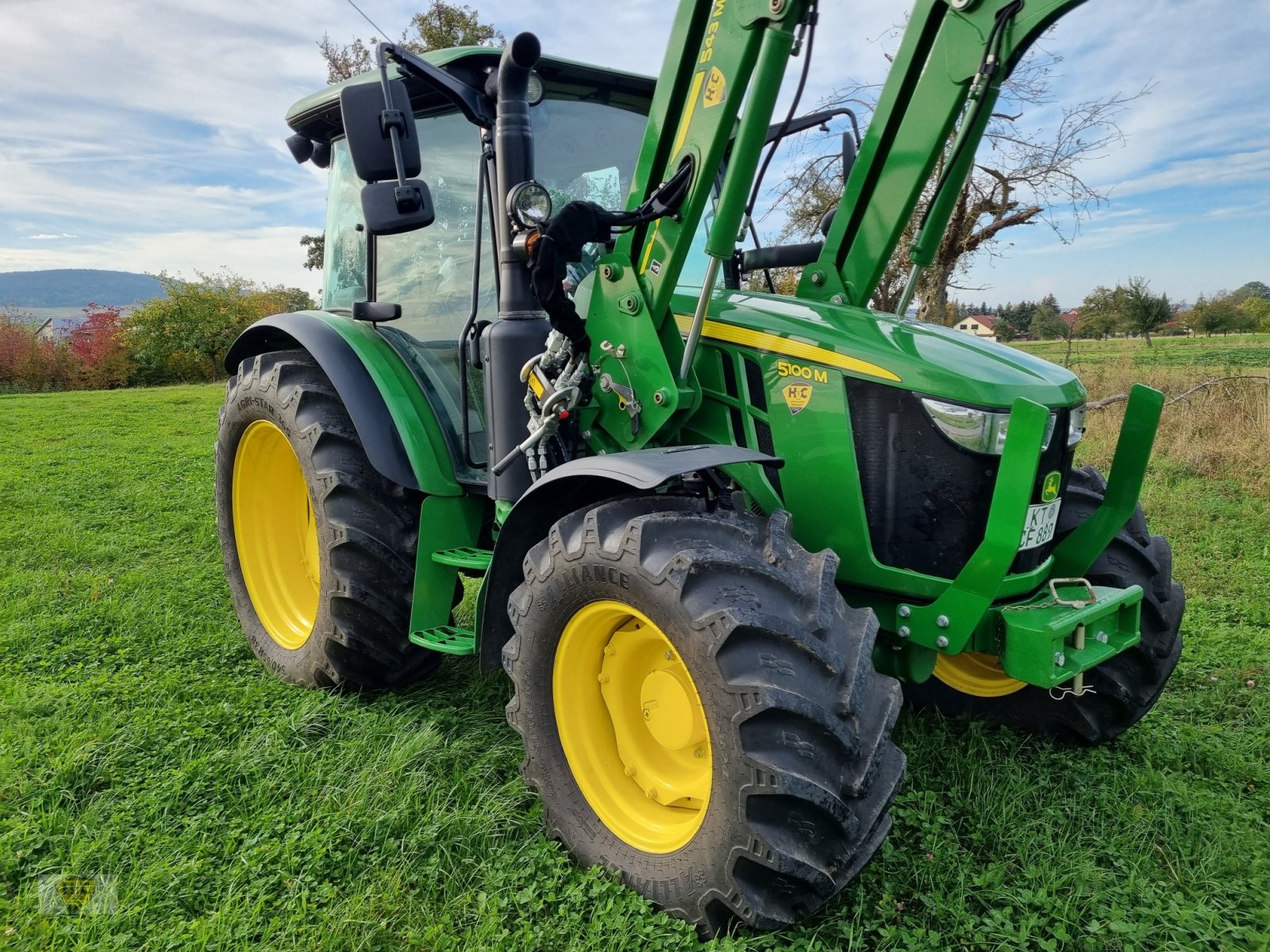 Traktor typu John Deere 5100 M mit Frontlader, Gebrauchtmaschine v Willanzheim (Obrázok 8)