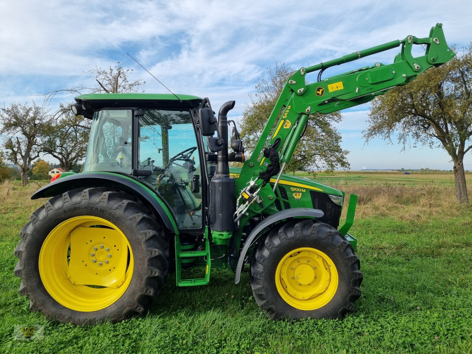 Traktor typu John Deere 5100 M mit Frontlader, Gebrauchtmaschine v Willanzheim (Obrázek 9)