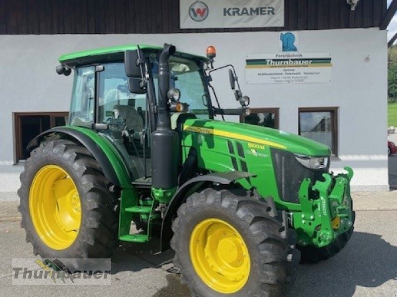 Traktor of the type John Deere 5100 M, Neumaschine in Bodenmais