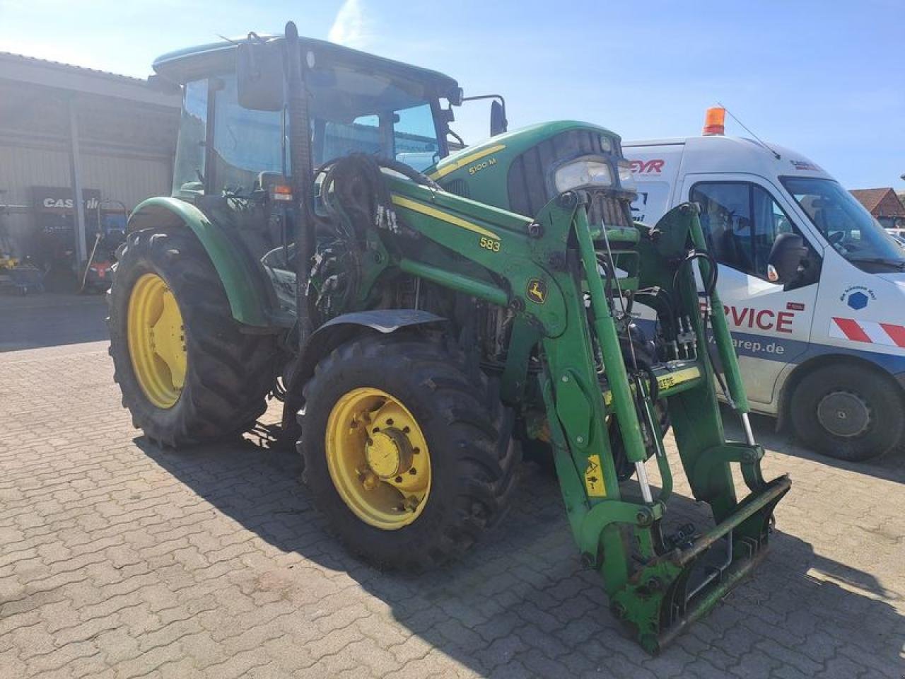 Traktor Türe ait John Deere 5100 M, Gebrauchtmaschine içinde Vehlow (resim 2)