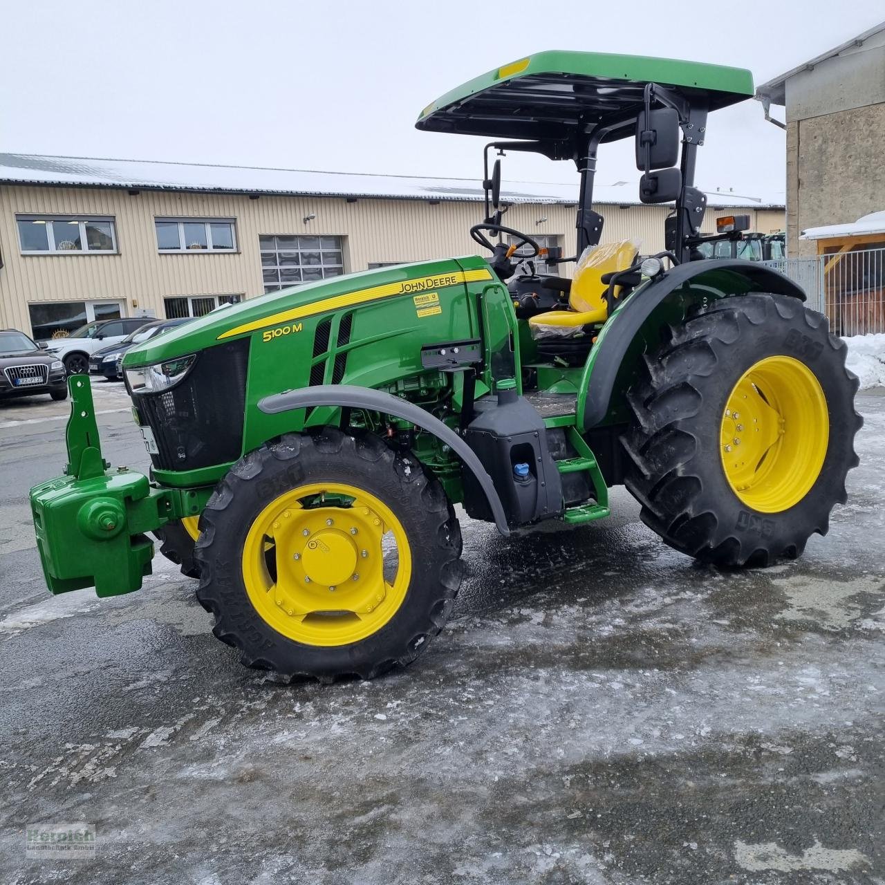 Traktor типа John Deere 5100 M, Gebrauchtmaschine в Drebach (Фотография 2)