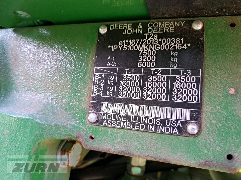 Traktor от тип John Deere 5100M, Neumaschine в Emskirchen (Снимка 12)