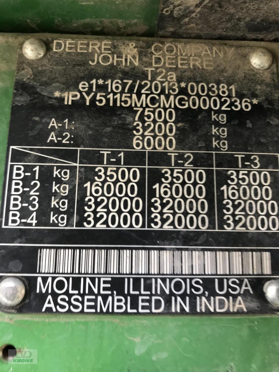 Traktor Türe ait John Deere 5115M, Gebrauchtmaschine içinde Spelle (resim 14)