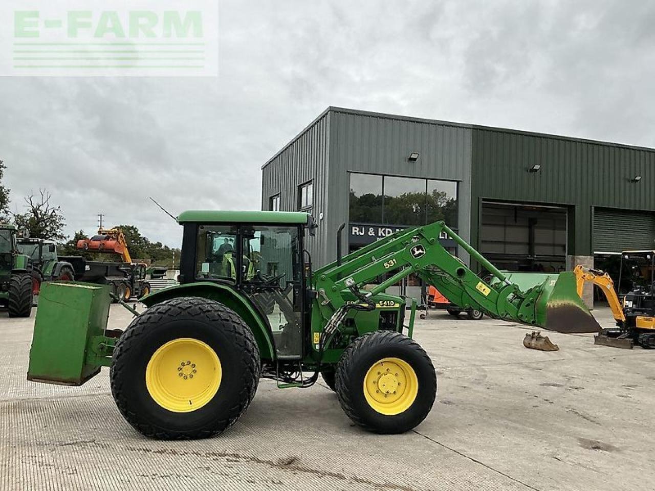 Traktor Türe ait John Deere 5410 tractor (st20915), Gebrauchtmaschine içinde SHAFTESBURY (resim 5)