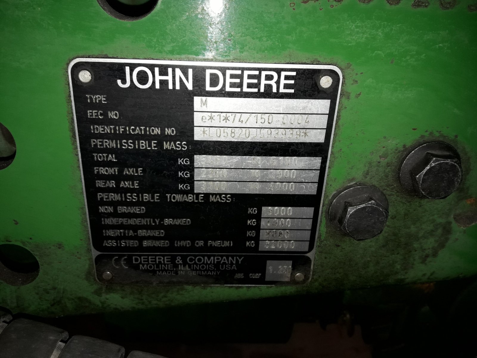 Traktor des Typs John Deere 5820, Gebrauchtmaschine in Geretsried (Bild 7)