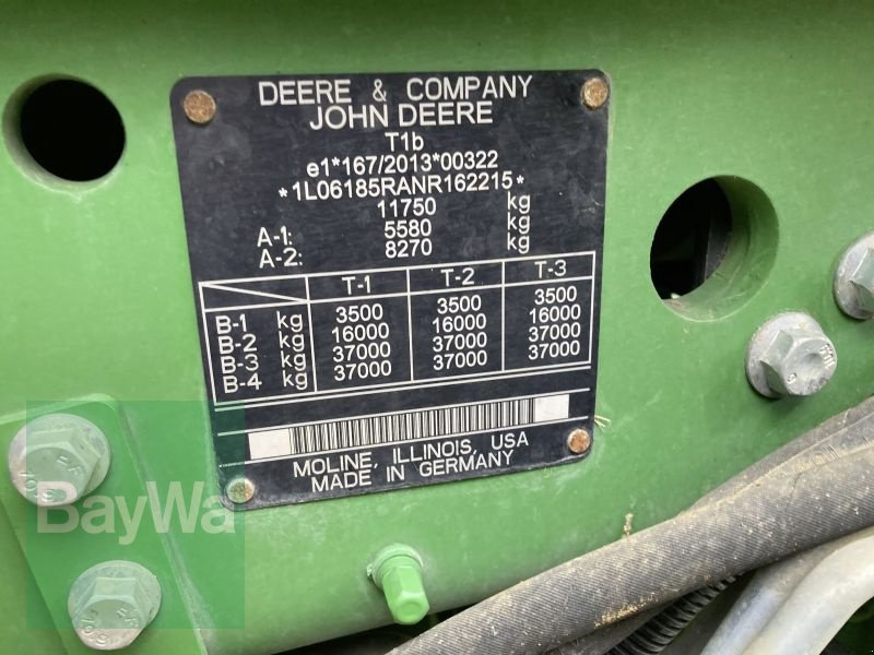 Traktor του τύπου John Deere 6 185 R, Gebrauchtmaschine σε Neumarkt  i.d. Opf. (Φωτογραφία 22)