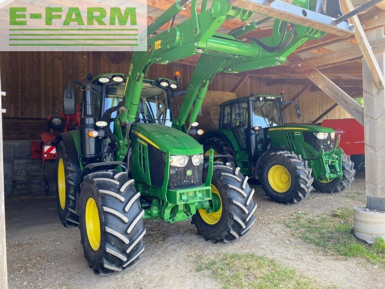 Traktor Türe ait John Deere 6090 m ( destockage ), Gebrauchtmaschine içinde Ytrac (resim 2)