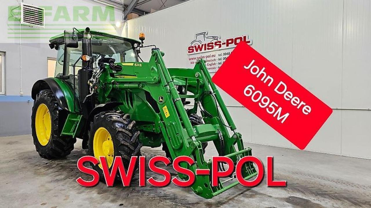 Traktor Türe ait John Deere 6095 mc, Gebrauchtmaschine içinde MORDY (resim 1)