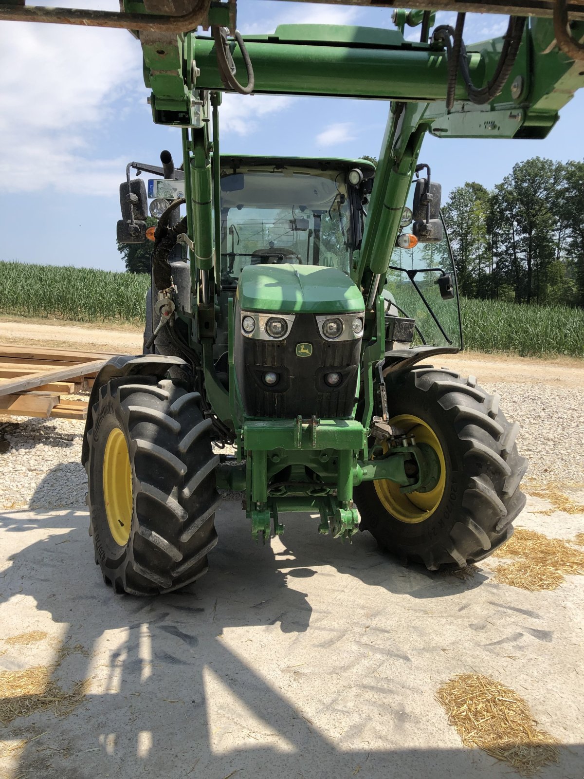 Traktor Türe ait John Deere 6095MC, Gebrauchtmaschine içinde Wolferstadt (resim 2)