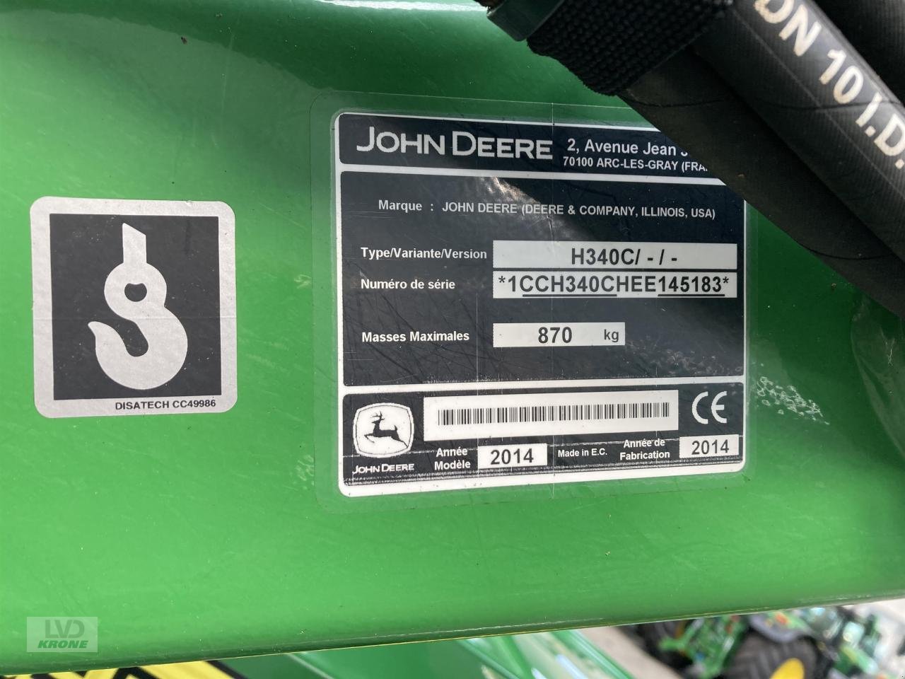 Traktor of the type John Deere 6100 RC, Gebrauchtmaschine in Spelle (Picture 15)