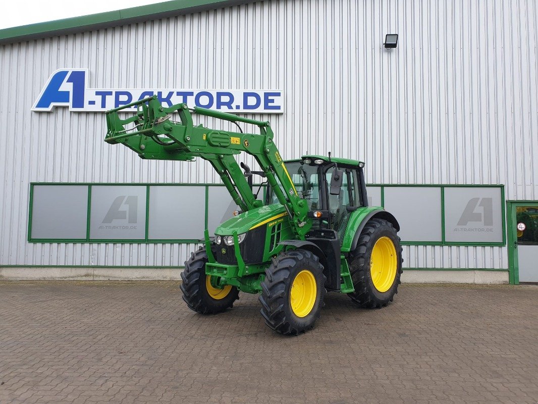 Traktor typu John Deere 6100M **MIETRÜCKLÄUFER**, Neumaschine v Sittensen (Obrázek 1)