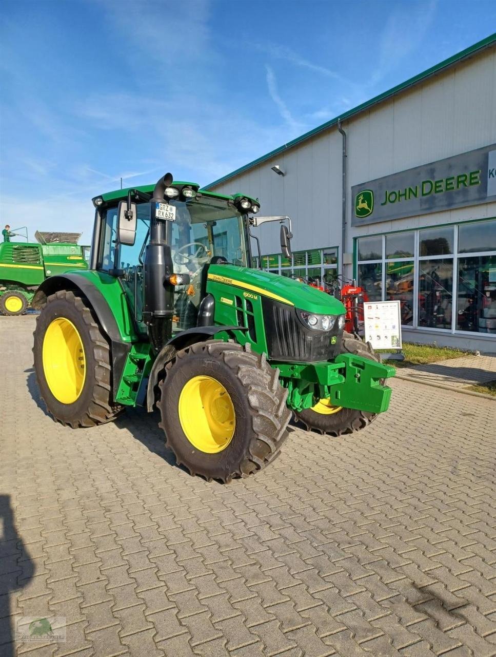 Traktor tipa John Deere 6100M, Neumaschine u Teichröda (Slika 1)