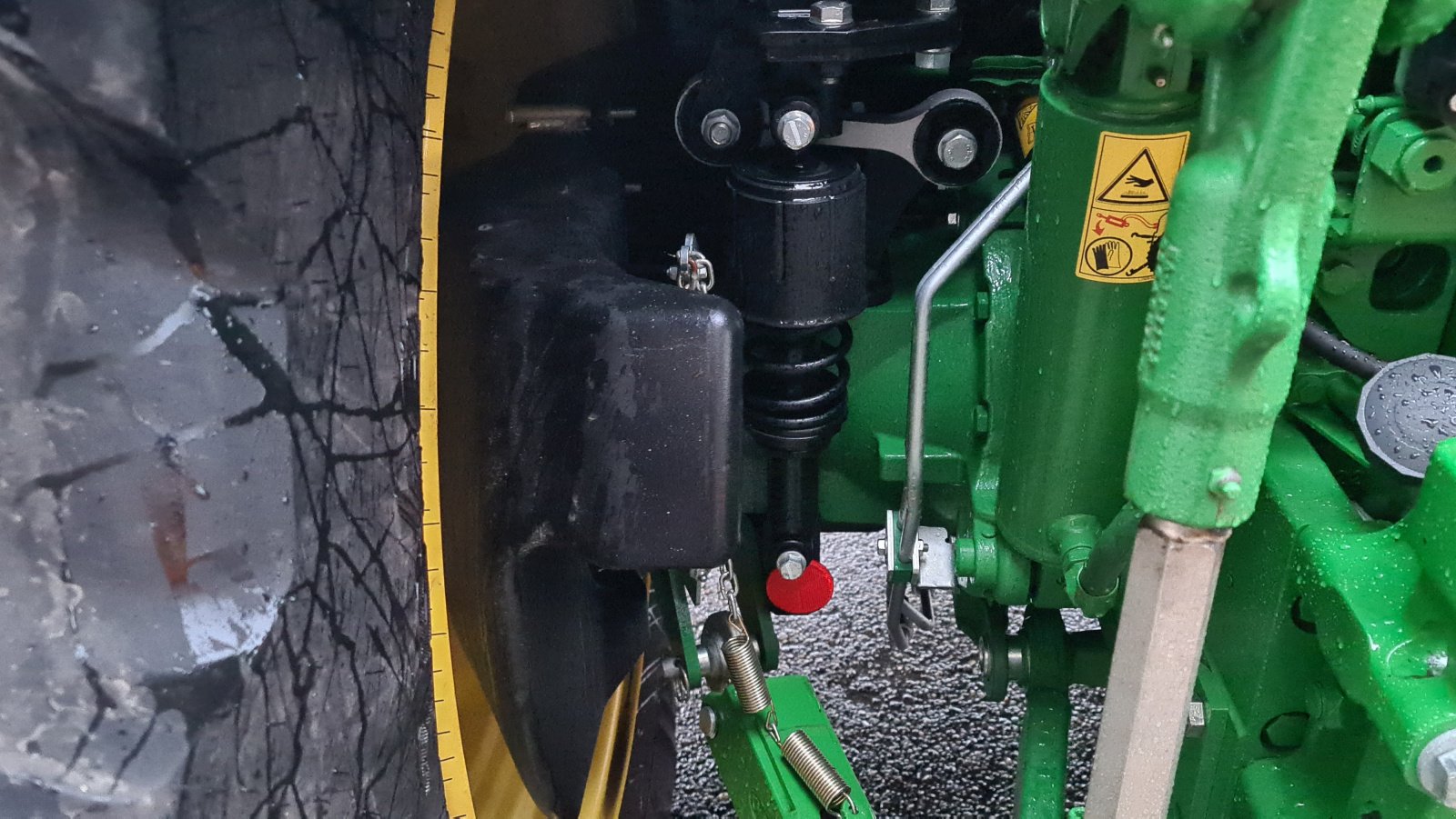 Traktor typu John Deere 6100M, Gebrauchtmaschine w Altendorf (Zdjęcie 9)