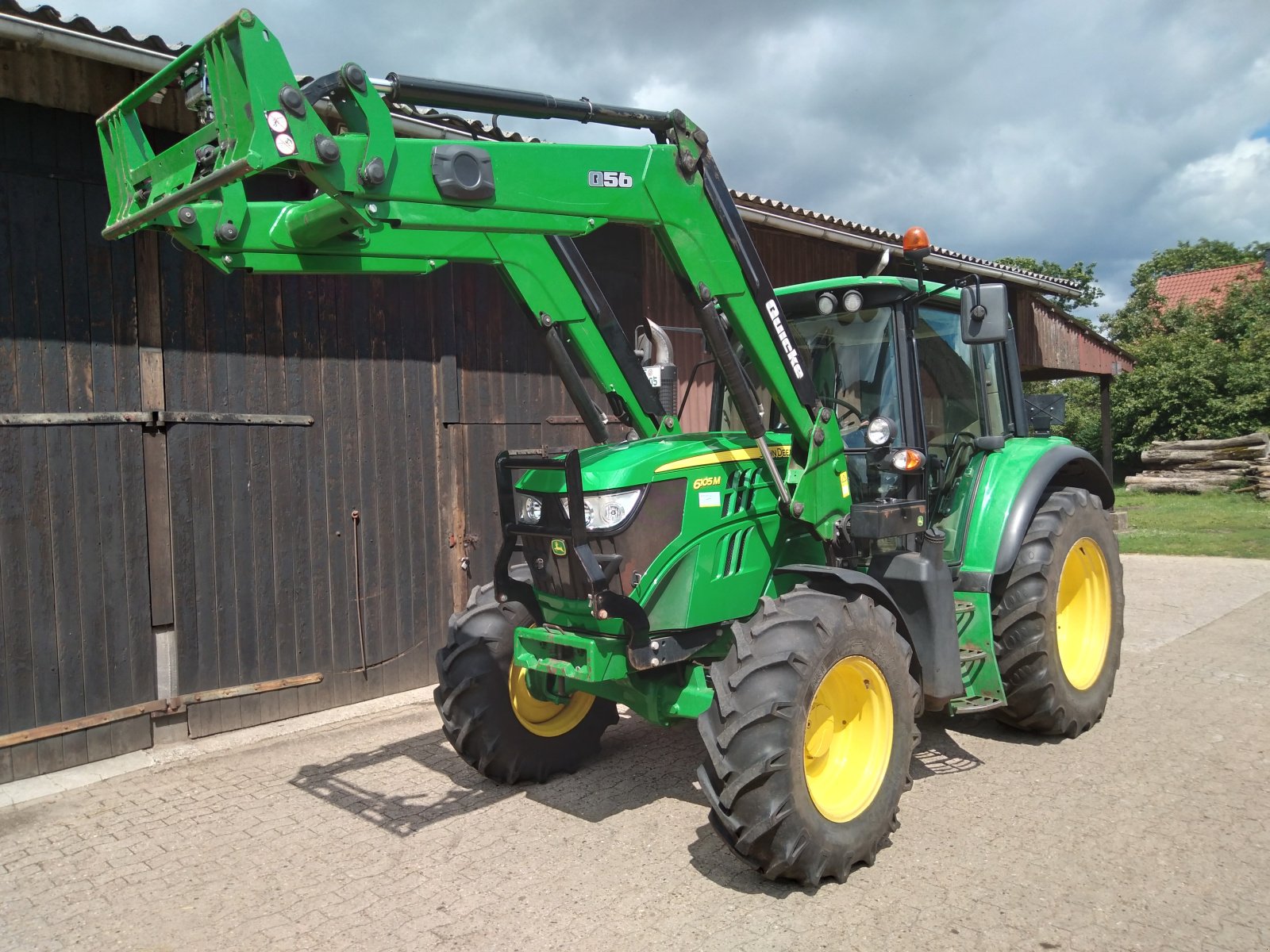 Traktor del tipo John Deere 6105M wenig Stunden, TOP-Zustand, Gebrauchtmaschine en Unterlüß (Imagen 2)