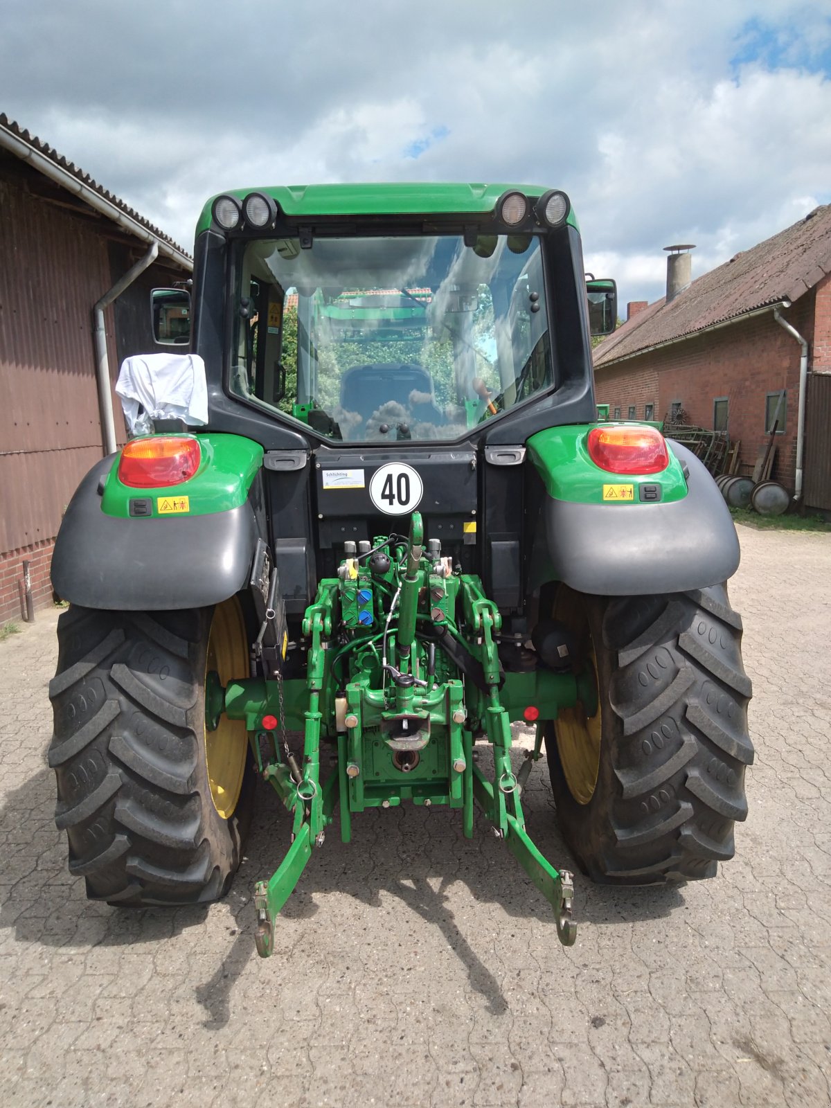 Traktor del tipo John Deere 6105M wenig Stunden, TOP-Zustand, Gebrauchtmaschine en Unterlüß (Imagen 7)