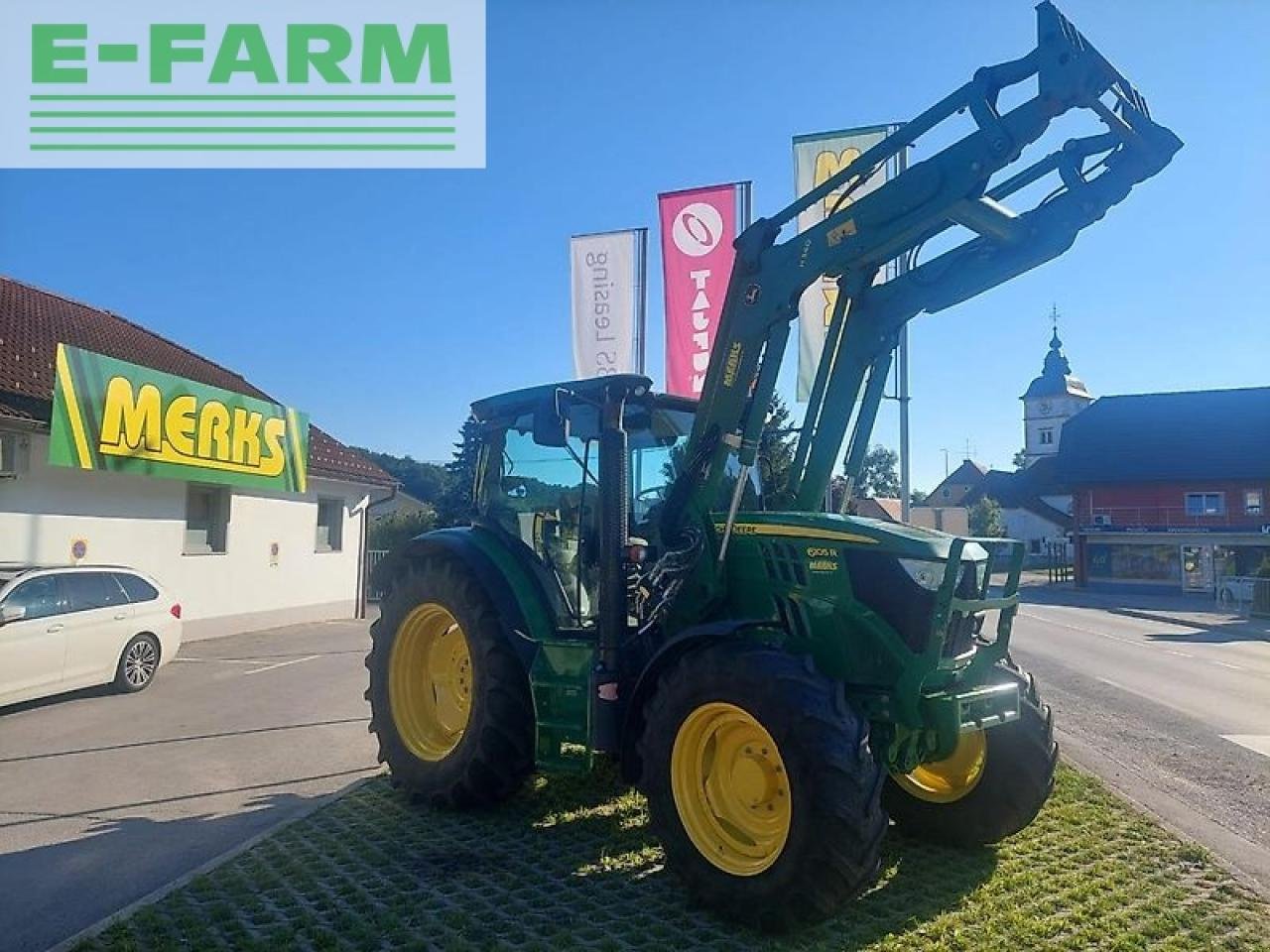 Traktor Türe ait John Deere 6105r + john deere h340, Gebrauchtmaschine içinde GROBELNO (resim 2)