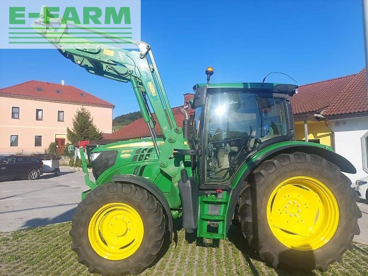 Traktor типа John Deere 6105r + john deere h340, Gebrauchtmaschine в GROBELNO (Фотография 3)