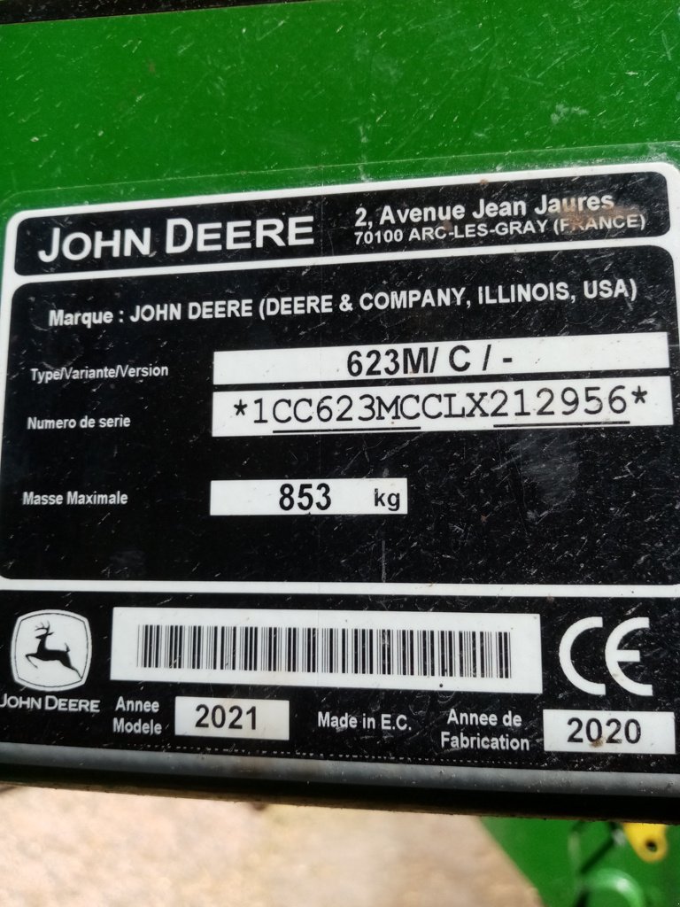 Traktor za tip John Deere 6110 M AUTOPOWER + CHARGEUR, Gebrauchtmaschine u UZERCHE (Slika 3)