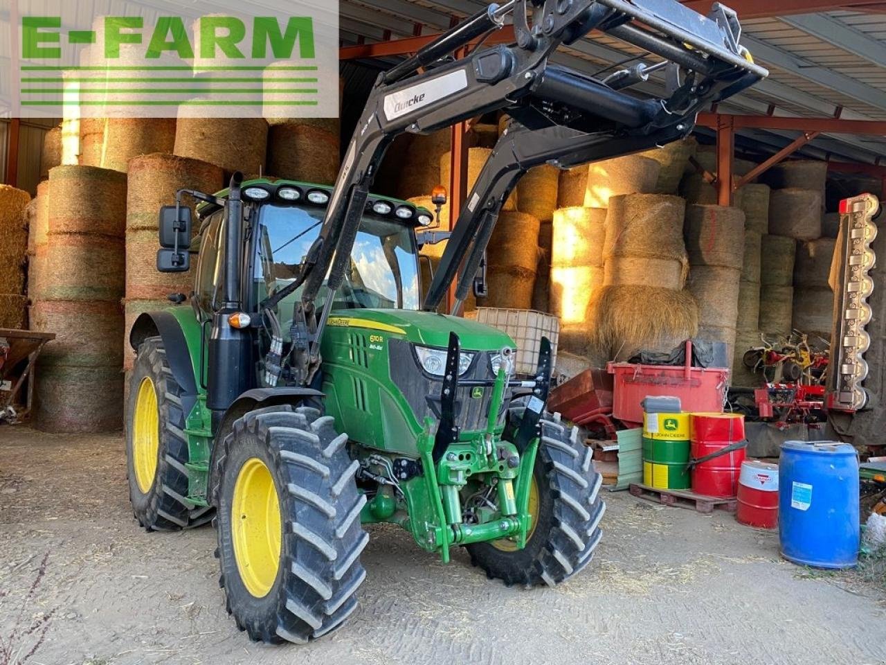 Traktor a típus John Deere 6110 r + chargeur, Gebrauchtmaschine ekkor: Ytrac (Kép 2)