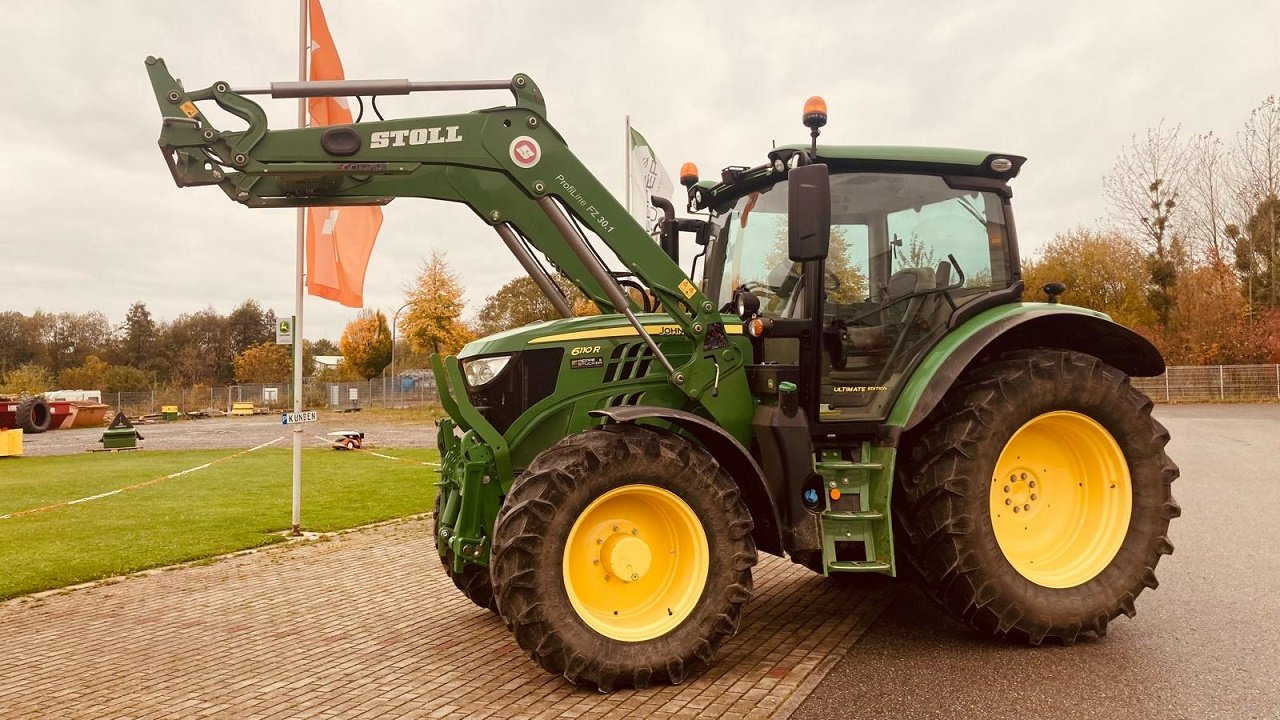 Traktor van het type John Deere 6110 R, Gebrauchtmaschine in Wuppertal (Foto 8)