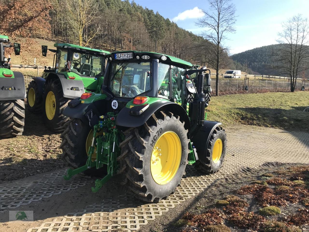 Traktor of the type John Deere 6110M, Neumaschine in Teichröda (Picture 7)