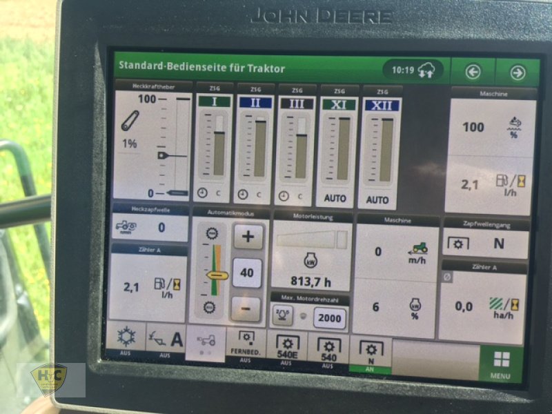 Traktor типа John Deere 6110R Frontlader unreparierter Kotflügelspritzer, Gebrauchtmaschine в Willanzheim (Фотография 5)