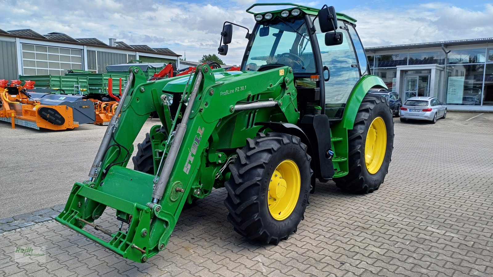 Traktor of the type John Deere 6110R, Gebrauchtmaschine in Wolnzach (Picture 24)