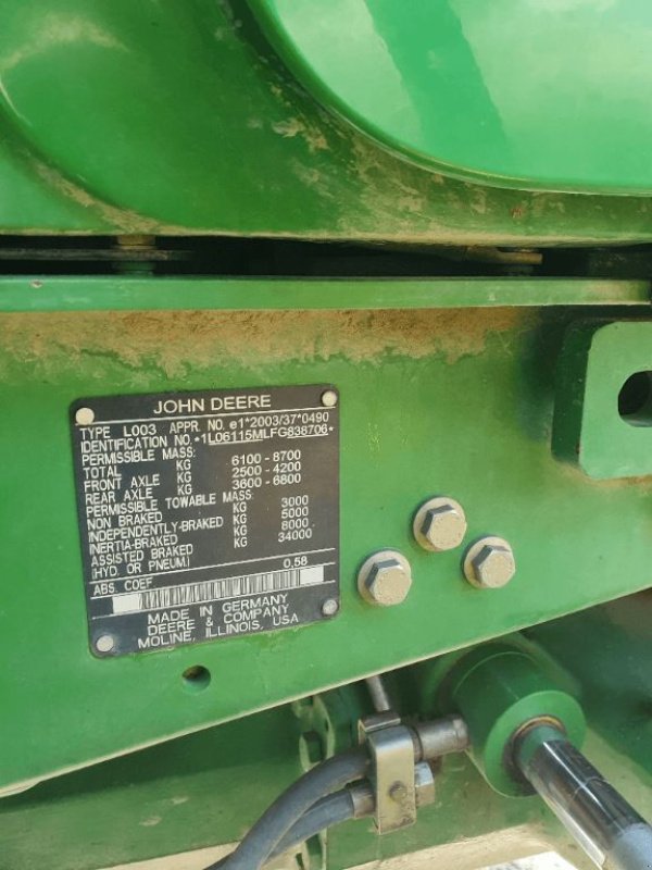 Traktor van het type John Deere 6115 M, Gebrauchtmaschine in DOMFRONT (Foto 7)