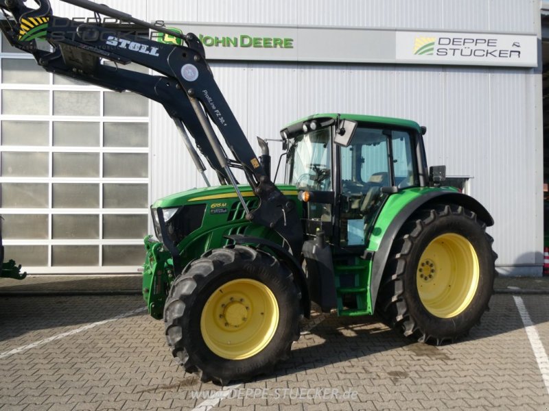 Traktor del tipo John Deere 6115M + FZ 30.1, Gebrauchtmaschine en Lauterberg/Barbis (Imagen 1)