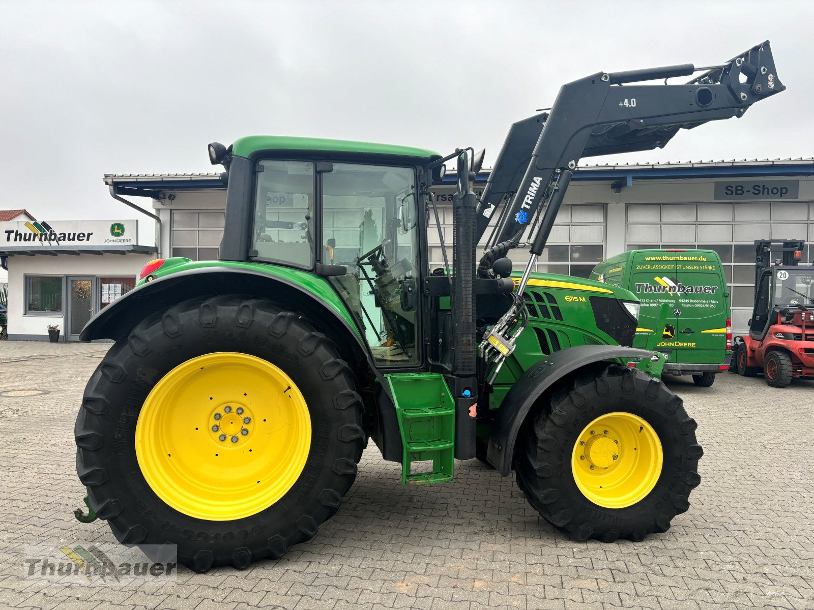 Traktor типа John Deere 6115M, Gebrauchtmaschine в Cham (Фотография 4)