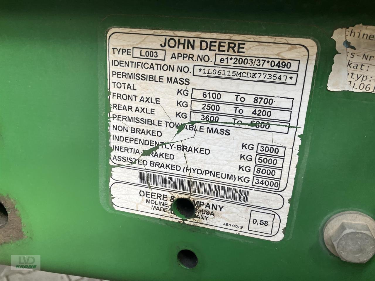 Traktor typu John Deere 6115M, Gebrauchtmaschine v Spelle (Obrázek 10)