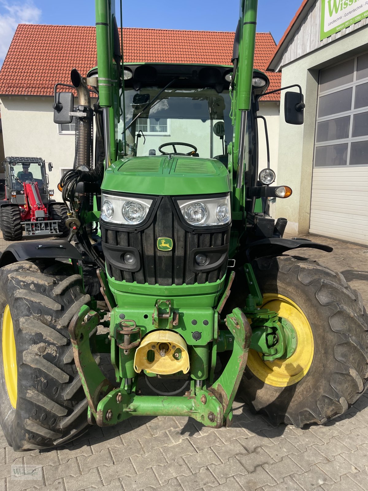 Traktor типа John Deere 6115R, Gebrauchtmaschine в Thalmässing (Фотография 10)