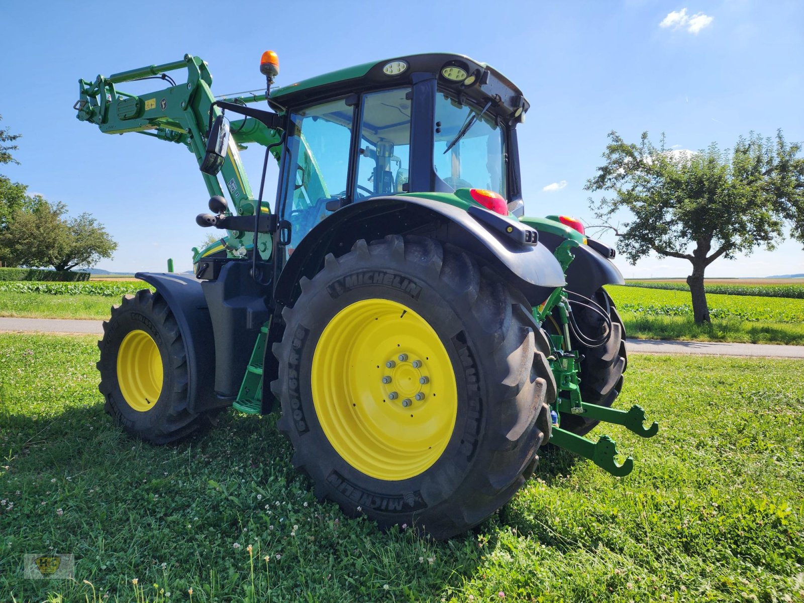 Traktor typu John Deere 6120 M AutoPowr AutoTrac Frontlader, Gebrauchtmaschine v Willanzheim (Obrázok 8)