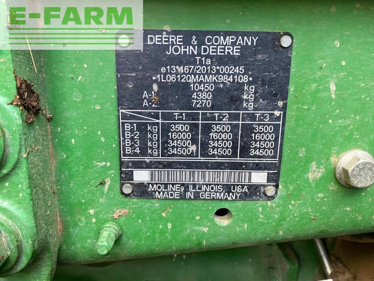 Traktor Türe ait John Deere 6120 m, Gebrauchtmaschine içinde Ytrac (resim 11)