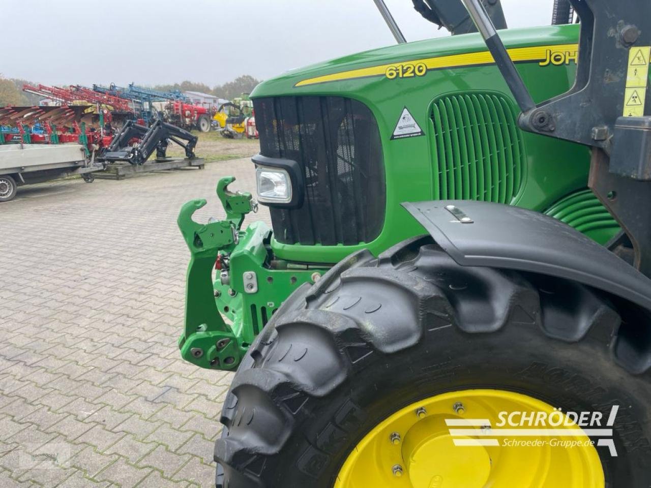 Traktor du type John Deere 6120, Gebrauchtmaschine en Wildeshausen (Photo 10)